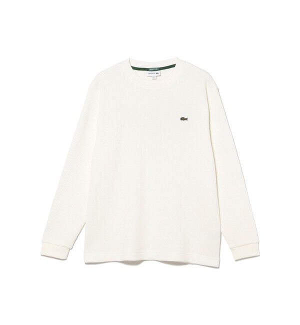 BEAMS「BEAMS｜【別注】LACOSTE / ロゴ サーマル Tシャツ」|Tシャツ・カットソー|