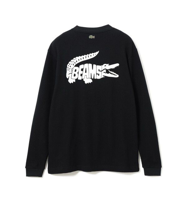 BEAMS「BEAMS｜【別注】LACOSTE / ロゴ サーマル Tシャツ」|Tシャツ・カットソー|