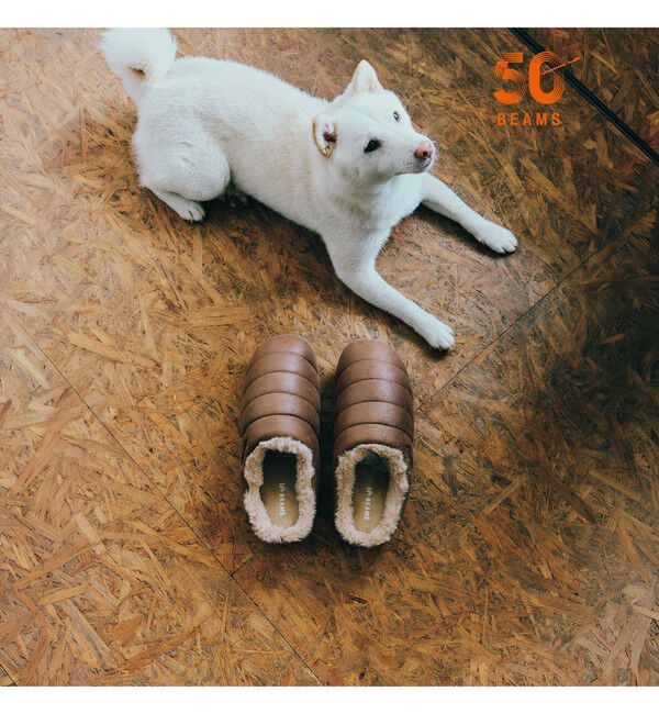bPr BEAMS「【別注】SUBU / FAKE MOUTON サンダル」|その他|BROWN