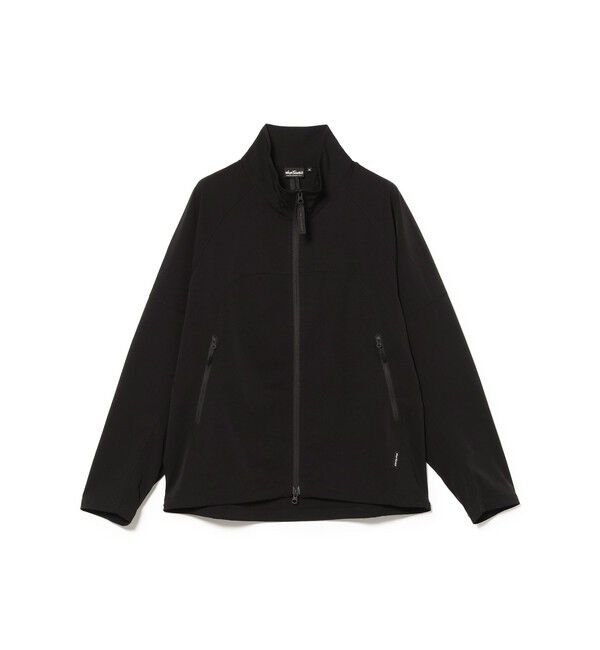 BEAMS「WILD THINGS / SOFT SHELL GUIDE JACKET」|ブルゾン・スタジャン|BLACK