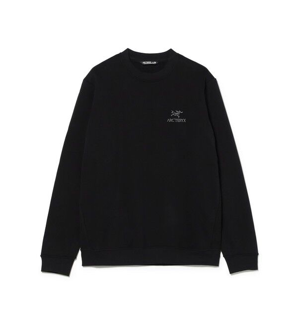 BEAMS「ARC&rsquo;TERYX / Emblem Fleece Crew」|スウェット・ジャージ|Black