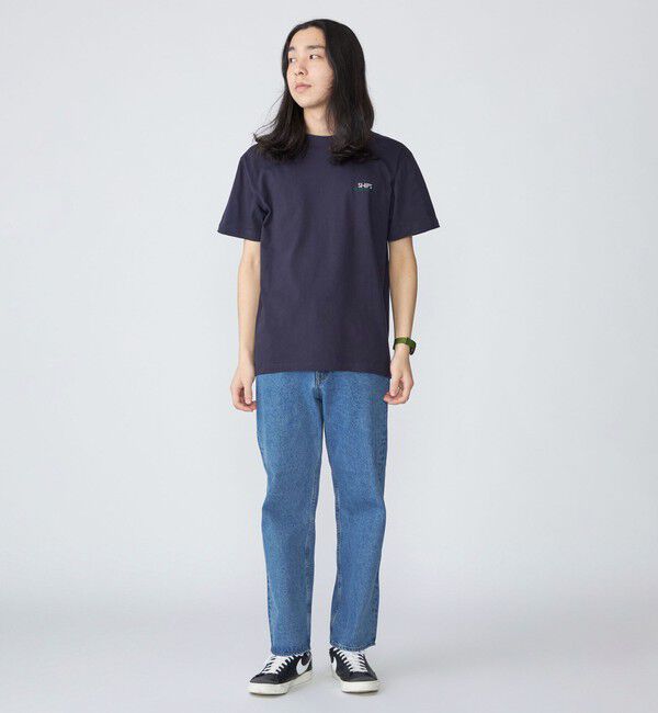 SHIPS「【WEB限定】SHIPS: STYLISH STANDARD ロゴ 刺繍 Tシャツ」|Tシャツ・カットソー|