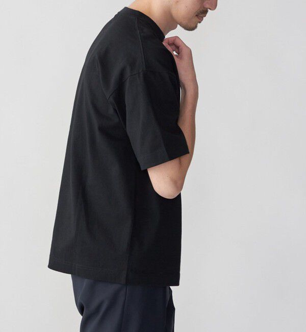 SHIPS「【WEB限定】SHIPS:〈汗染み防止加工〉ワンポイントロゴ ビッグシルエットヘビーウェイトTシャツ」|Tシャツ・カットソー|