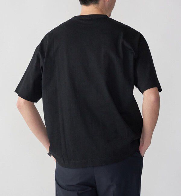 SHIPS「【WEB限定】SHIPS:〈汗染み防止加工〉ワンポイントロゴ ビッグシルエットヘビーウェイトTシャツ」|Tシャツ・カットソー|