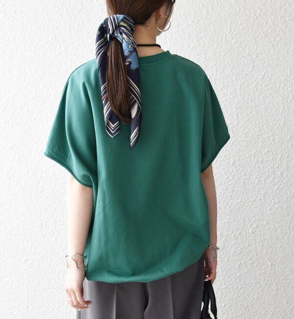 SHIPS any「〈洗濯機可能〉インレイ コクーン ショートスリーブ プルオーバー」|Tシャツ・カットソー|