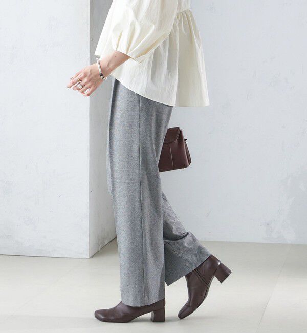 SHIPS for women「〈手洗い可能〉両面起毛 ストレート パンツ」|その他|