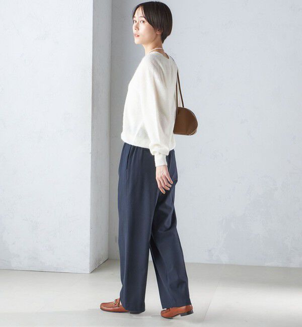 SHIPS for women「〈手洗い可能〉両面起毛 ストレート パンツ」|その他|