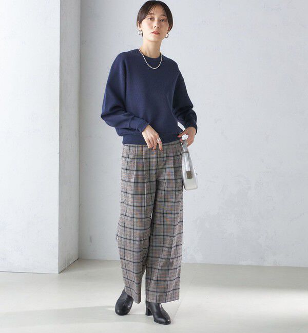 SHIPS for women「〈手洗い可能〉スムース ニット ガゼット プルオーバー」|ニット・セーター|