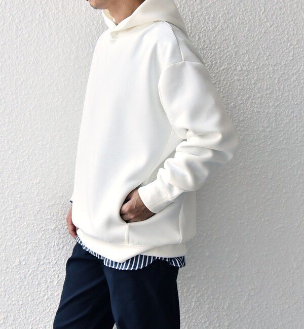 SHIPS any「カラー ダンボール スナップ プルオーバー パーカー 26AW◇」|パーカー|