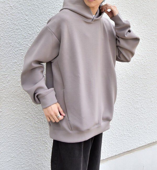 SHIPS any「カラー ダンボール スナップ プルオーバー パーカー 26AW◇」|パーカー|グレー系その他