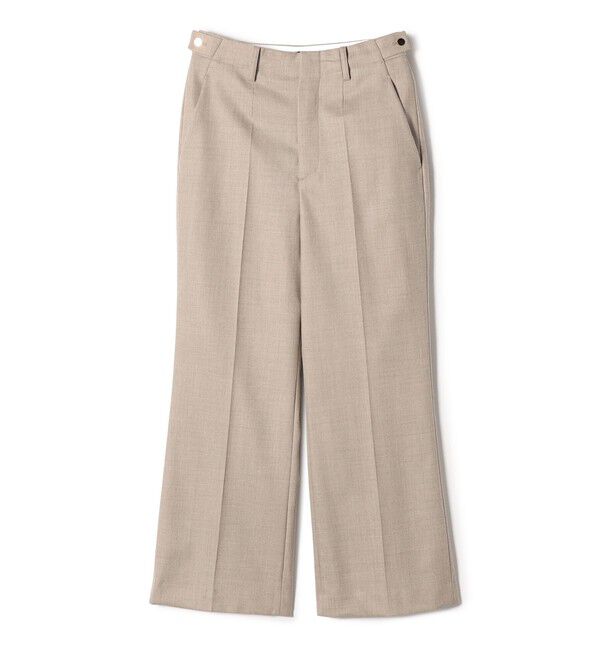 SHIPS for women「SHIPS Primary Navy Label:〈手洗い可能〉マーベルト パンツ」|その他|ベージュ