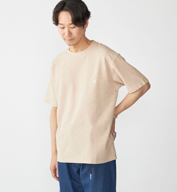 SHIPS「【WEB限定】SHIPS: メランジ カノコ クルーネック Tシャツ (半袖)」|Tシャツ・カットソー|