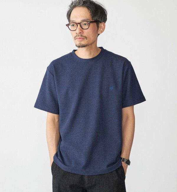 SHIPS「【WEB限定】SHIPS: メランジ カノコ クルーネック Tシャツ (半袖)」|Tシャツ・カットソー|