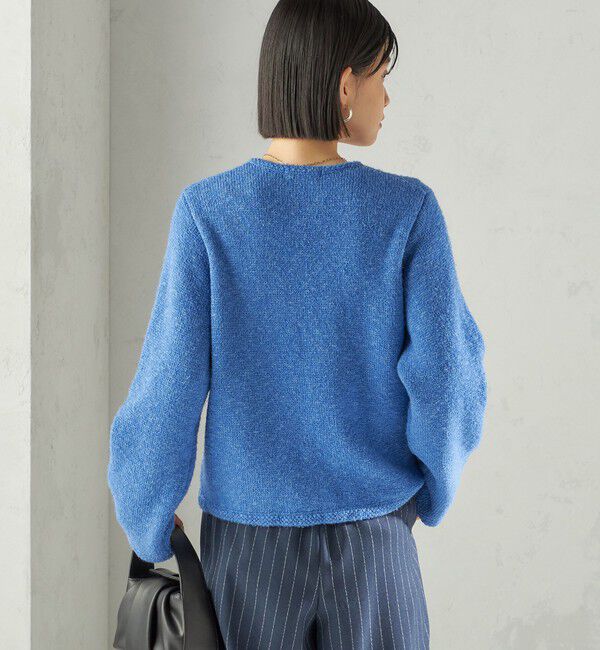 SHIPS for women「〈手洗い可能〉ミックス ヤーン ニット ジャケット」|カーディガン|
