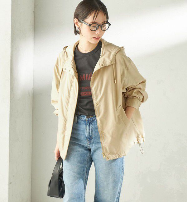 SHIPS for women「SHIPS Primary Navy Label:LUMIERE フロッキー プリント TEE」|Tシャツ・カットソー|
