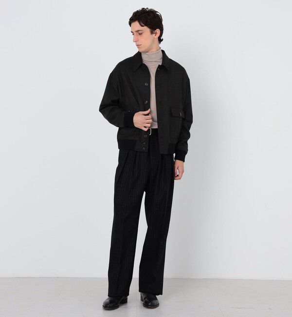 TOMORROWLAND MENS「【別注】VALSTAR VALSTARINO シャツカラーブルゾン DORMEUIL」|ブルゾン・スタジャン|