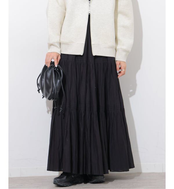 JOURNAL STANDARD relume「《WEB限定追加3》コットンボイルクリンクルティアードスカート」|スカート|