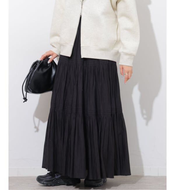 JOURNAL STANDARD relume「《WEB限定追加3》コットンボイルクリンクルティアードスカート」|スカート|