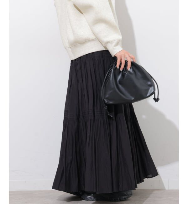 JOURNAL STANDARD relume「《WEB限定追加3》コットンボイルクリンクルティアードスカート」|スカート|