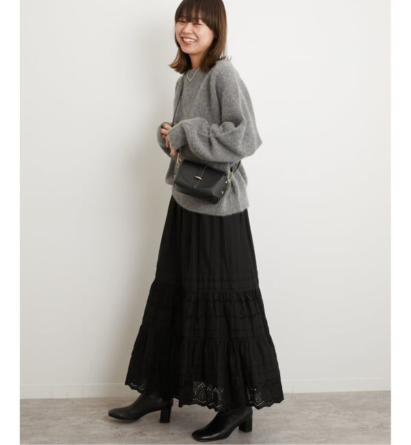 JOURNAL STANDARD relume「《WEB限定追加予約》コットンボイルタック刺繍ロングスカート」|スカート|