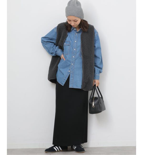 JOURNAL STANDARD relume「《WEB限定追加予約2》ウォッシャブルミラノリブIラインスカート」|スカート|
