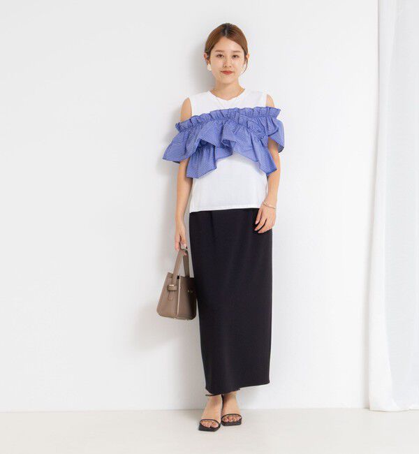 NOLLEY'S sophi「マルチWAYストライプフリルトップス」|Tシャツ・カットソー|