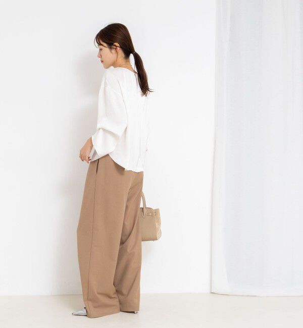 NOLLEY'S sophi「ウォッシャブル2WAYサテンブラウス」|シャツ・ブラウス|