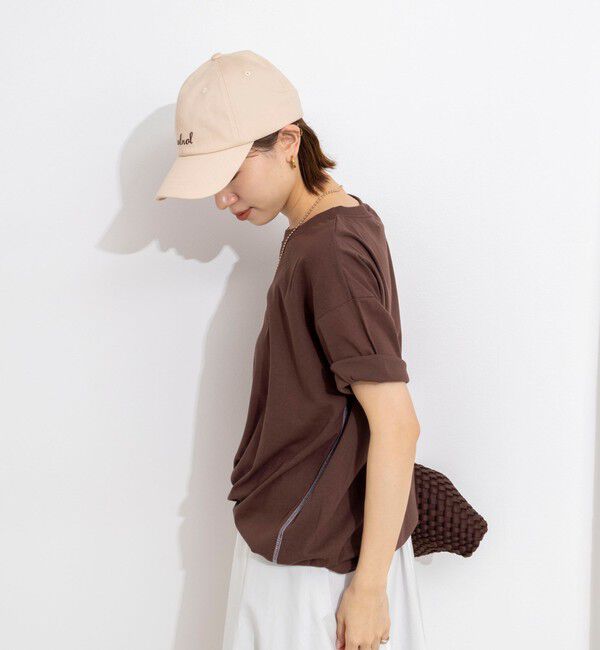 Rie Miller「ウォッシャブルドローストTシャツ」|Tシャツ・カットソー|