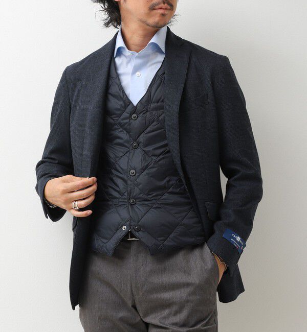 NOLLEY'S goodman「【TAION/タイオン】SINGLE SNAP BUTTON DOWN GILET 26AW」|ダウンベスト・ベスト|