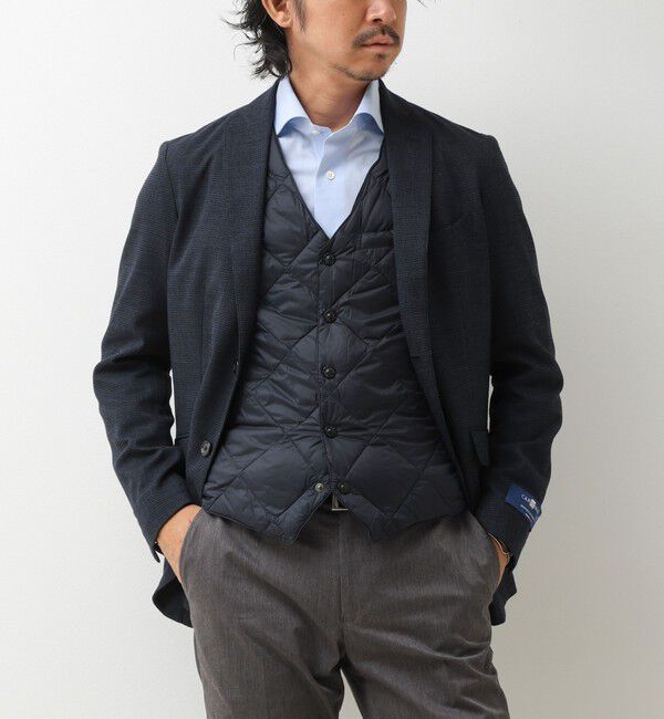 NOLLEY'S goodman「【TAION/タイオン】SINGLE SNAP BUTTON DOWN GILET 26AW」|ダウンベスト・ベスト|