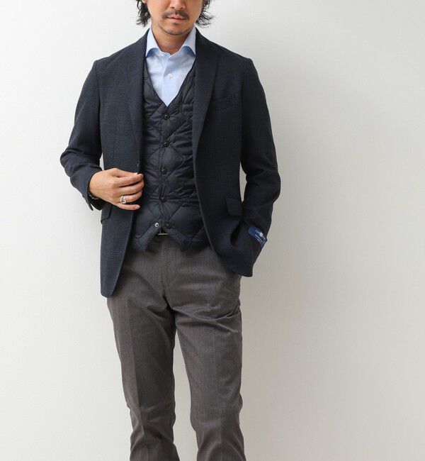 NOLLEY'S goodman「【TAION/タイオン】SINGLE SNAP BUTTON DOWN GILET 26AW」|ダウンベスト・ベスト|