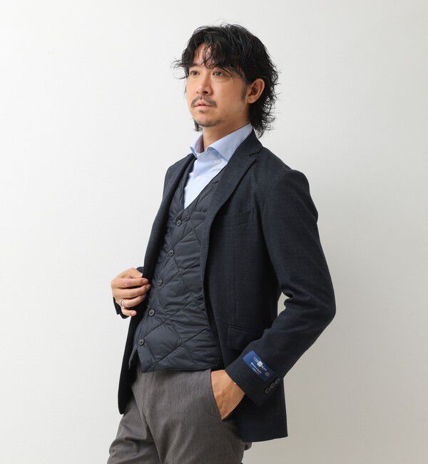 NOLLEY'S goodman「【TAION/タイオン】SINGLE SNAP BUTTON DOWN GILET 26AW」|ダウンベスト・ベスト|