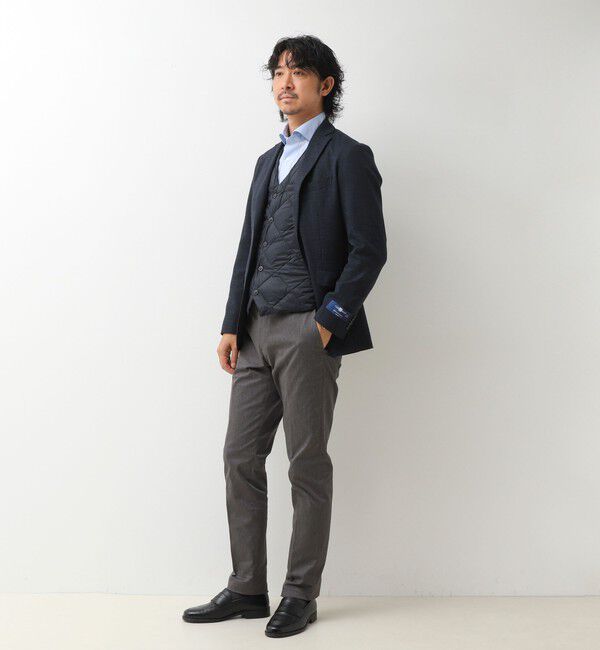 NOLLEY'S goodman「【TAION/タイオン】SINGLE SNAP BUTTON DOWN GILET 26AW」|ダウンベスト・ベスト|