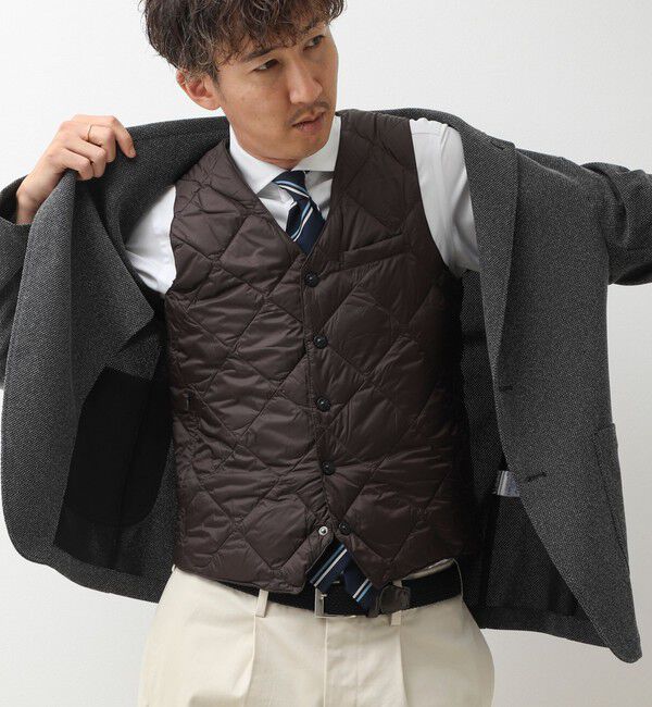 NOLLEY'S goodman「【TAION/タイオン】SINGLE SNAP BUTTON DOWN GILET 26AW」|ダウンベスト・ベスト|