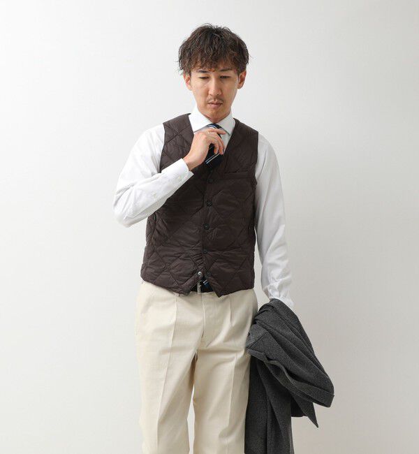 NOLLEY'S goodman「【TAION/タイオン】SINGLE SNAP BUTTON DOWN GILET 26AW」|ダウンベスト・ベスト|