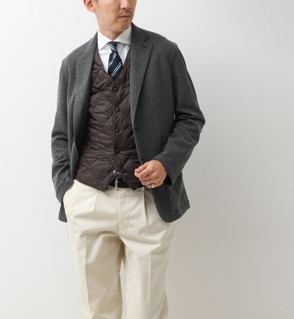 NOLLEY'S goodman「【TAION/タイオン】SINGLE SNAP BUTTON DOWN GILET 26AW」|ダウンベスト・ベスト|