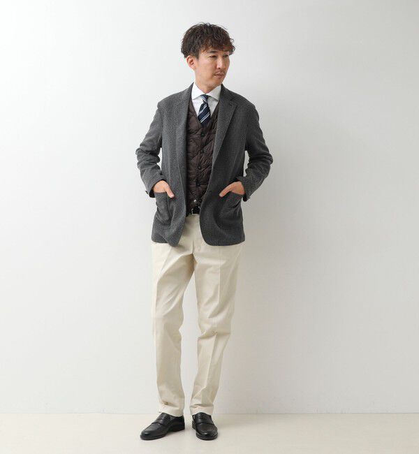 NOLLEY'S goodman「【TAION/タイオン】SINGLE SNAP BUTTON DOWN GILET 26AW」|ダウンベスト・ベスト|