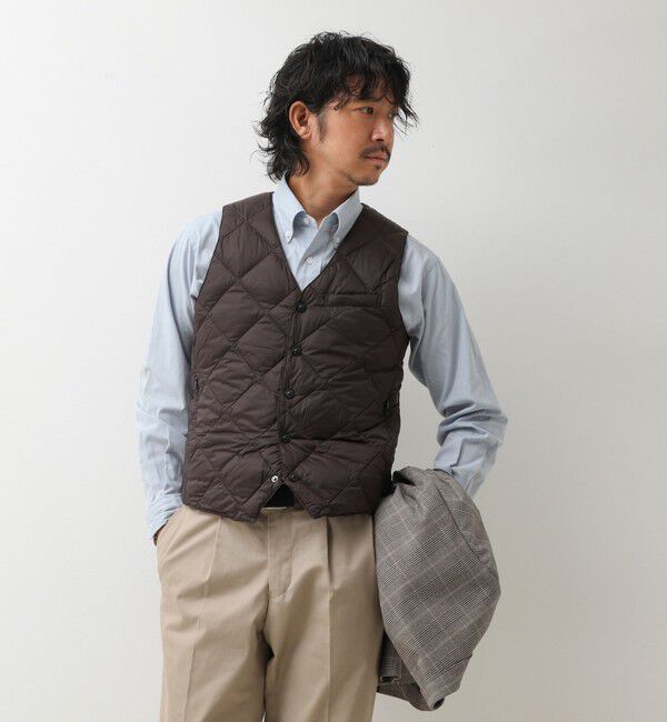 NOLLEY'S goodman「【TAION/タイオン】SINGLE SNAP BUTTON DOWN GILET 26AW」|ダウンベスト・ベスト|