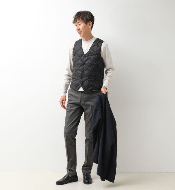 NOLLEY'S goodman「【TAION/タイオン】SINGLE SNAP BUTTON DOWN GILET 26AW」|ダウンベスト・ベスト|