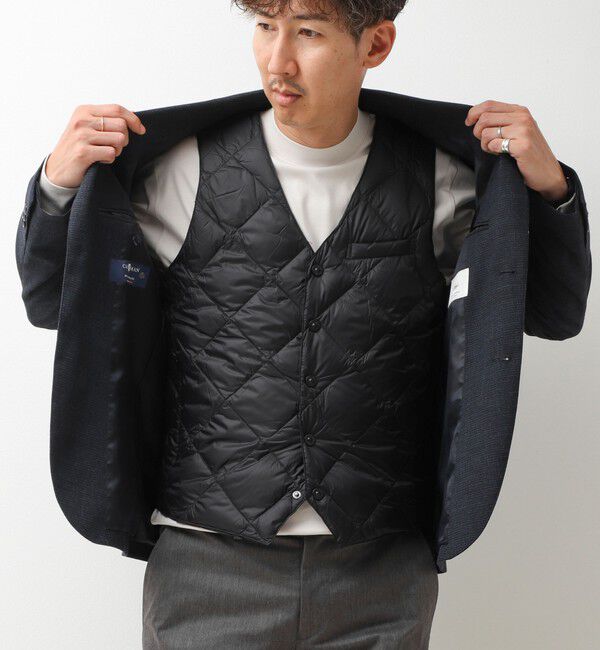 NOLLEY'S goodman「【TAION/タイオン】SINGLE SNAP BUTTON DOWN GILET 26AW」|ダウンベスト・ベスト|