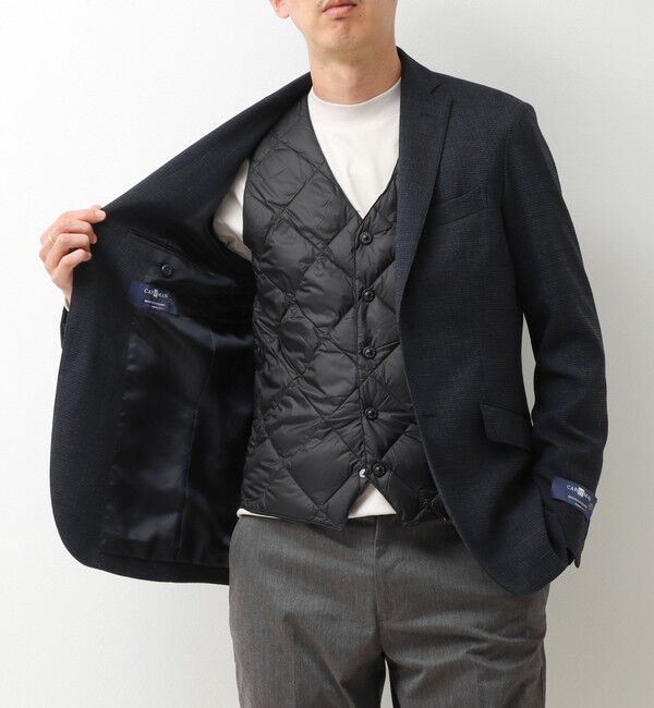 NOLLEY'S goodman「【TAION/タイオン】SINGLE SNAP BUTTON DOWN GILET 26AW」|ダウンベスト・ベスト|