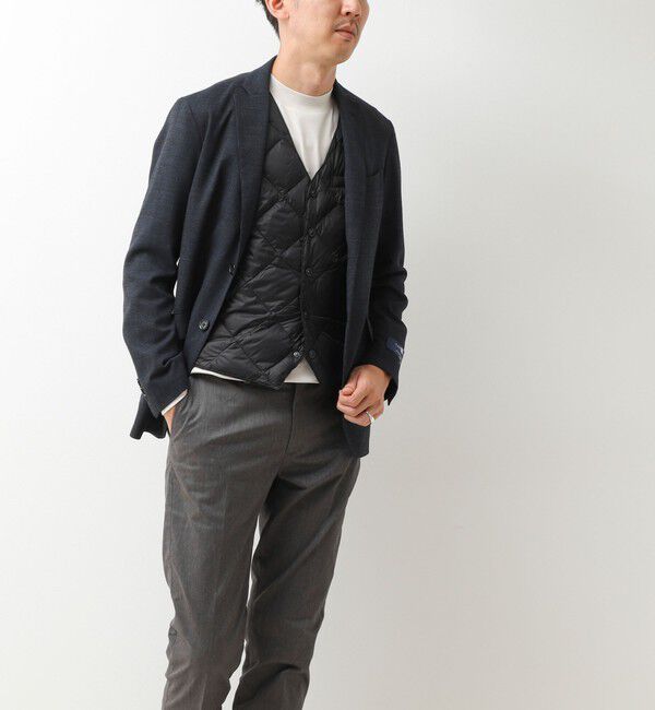 NOLLEY'S goodman「【TAION/タイオン】SINGLE SNAP BUTTON DOWN GILET 26AW」|ダウンベスト・ベスト|