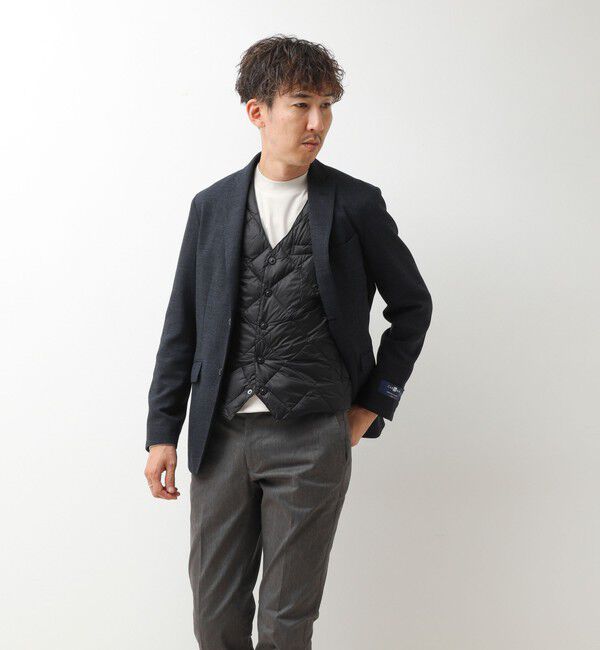 NOLLEY'S goodman「【TAION/タイオン】SINGLE SNAP BUTTON DOWN GILET 26AW」|ダウンベスト・ベスト|