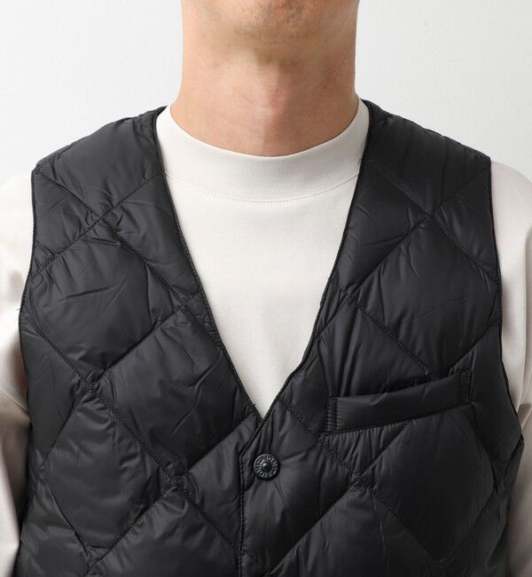 NOLLEY'S goodman「【TAION/タイオン】SINGLE SNAP BUTTON DOWN GILET 26AW」|ダウンベスト・ベスト|