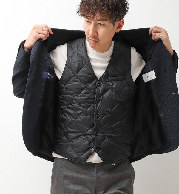 NOLLEY'S goodman「【TAION/タイオン】SINGLE SNAP BUTTON DOWN GILET 26AW」|ダウンベスト・ベスト|