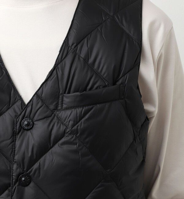 NOLLEY'S goodman「【TAION/タイオン】SINGLE SNAP BUTTON DOWN GILET 26AW」|ダウンベスト・ベスト|
