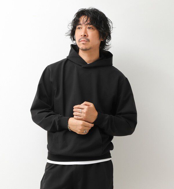 NOLLEY'S goodman「度詰ミニ裏毛ストレッチスウェットフーディー 26AW」|パーカー|