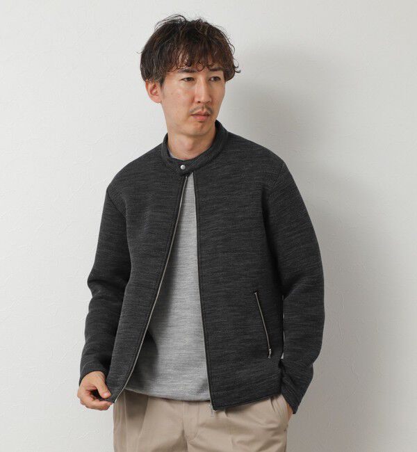 NOLLEY'S goodman「ウール混シングルライダース 26AW」|ブルゾン・スタジャン|