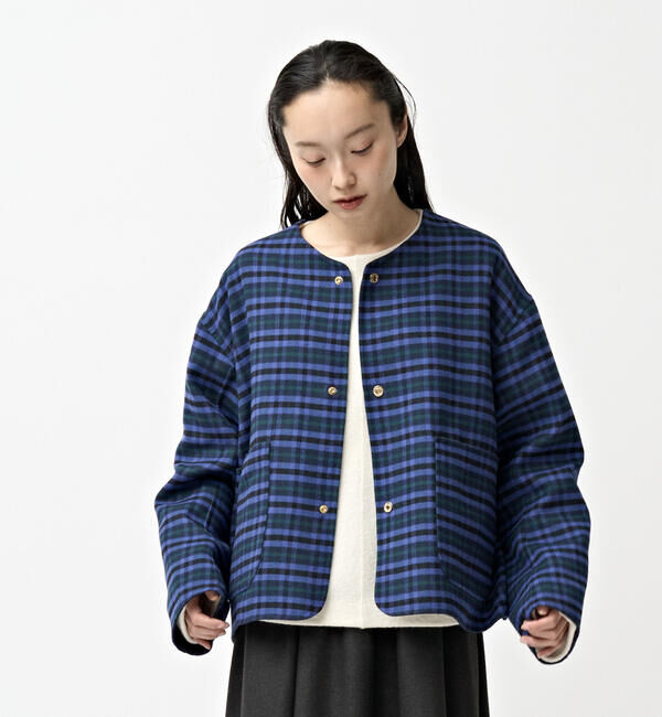 ORCIVAL「ORCIVAL | リバーシブル ノーカラーショートコート WOMEN」|その他|