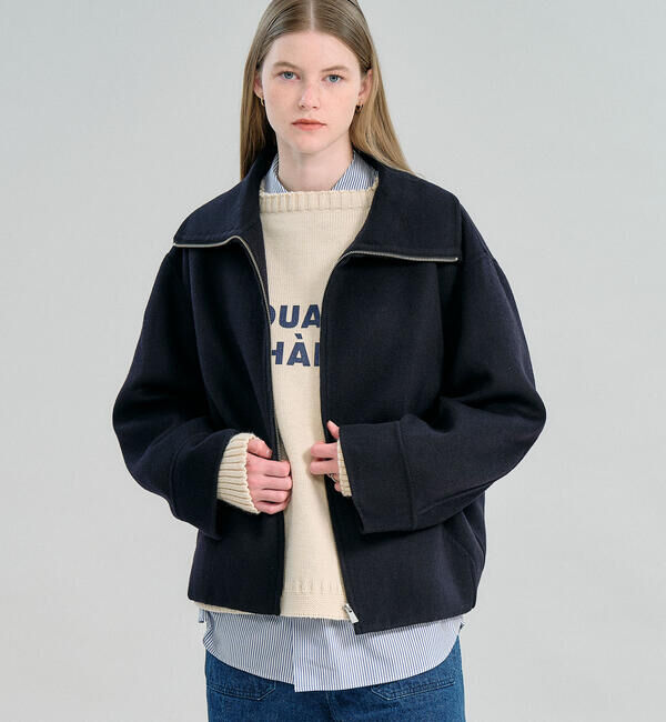 ORCIVAL「ORCIVAL | リバーウール ジップアップショートコート WOMEN」|その他|